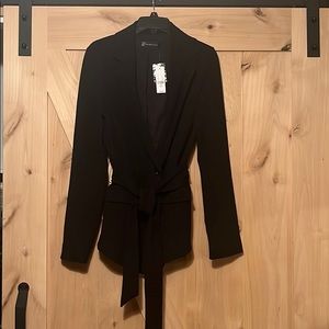 New York and Company Black Blazer w/ belt- Small